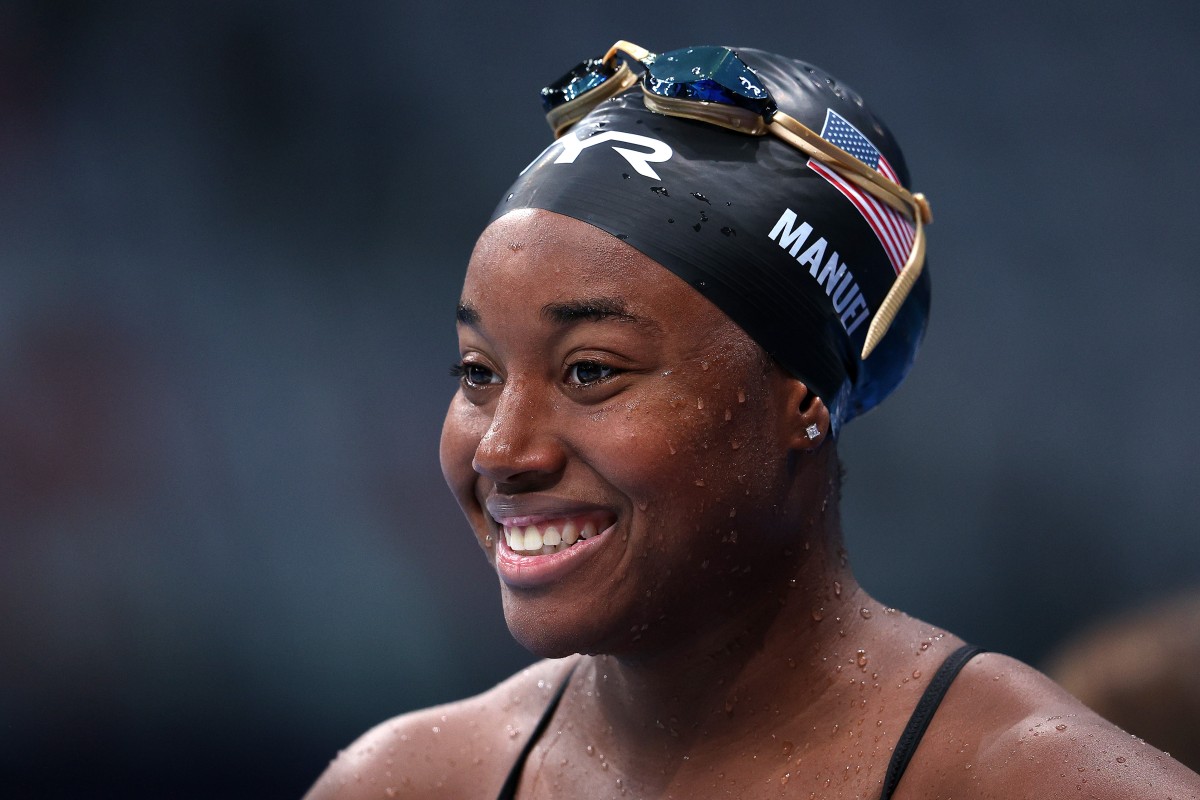 Simone Manuel reflects on her Olympics after missing 50 free final: ‘I didn’t give up’