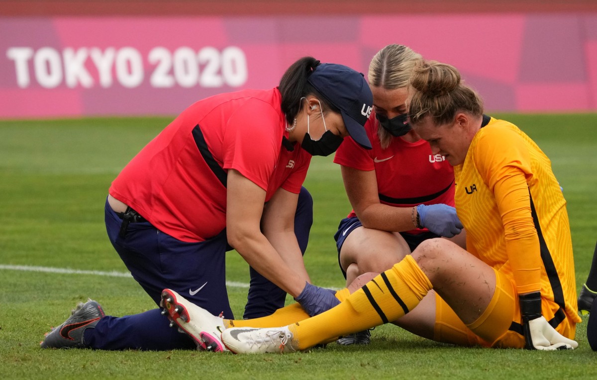 Olympics: Penn State’s Alyssa Naeher leaves semifinal vs Canada with injury