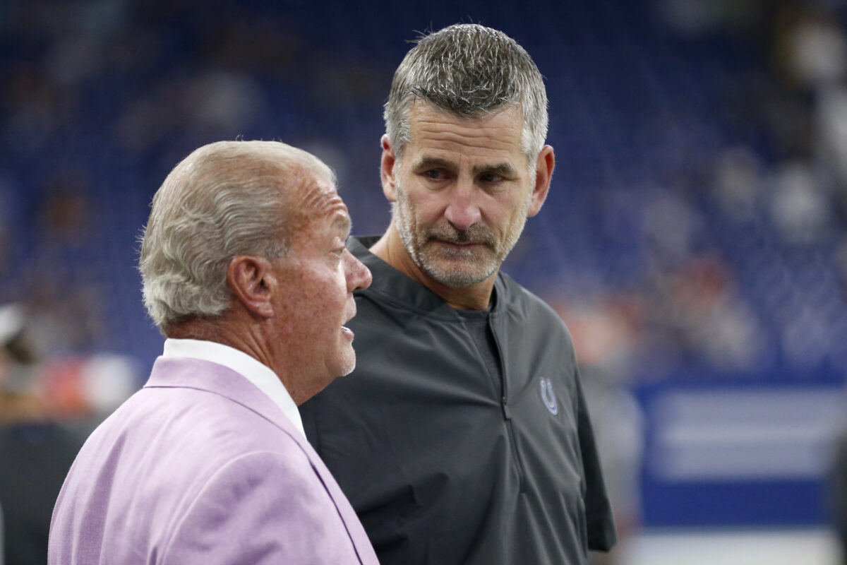 Jim Irsay held ‘demanding’ meeting with Frank Reich, Chris Ballard