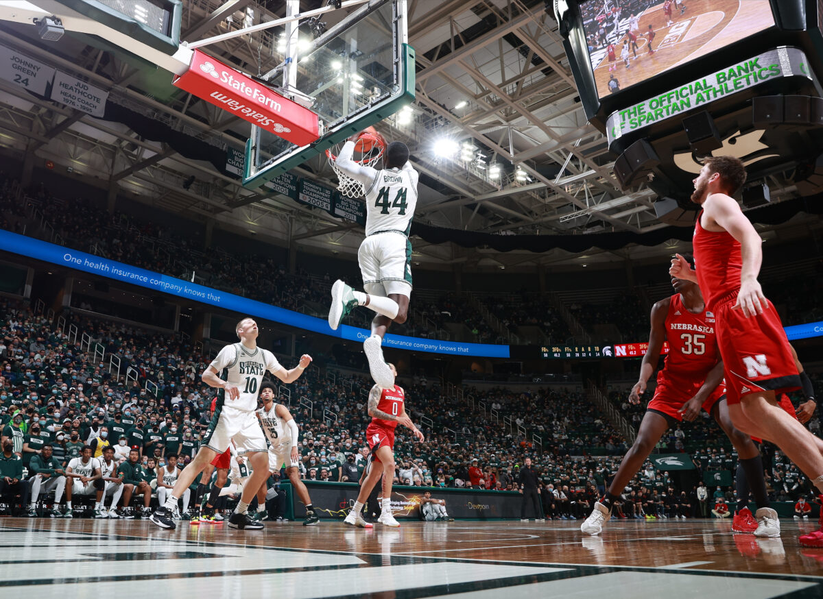 Michigan State basketball shakes off turnover filled first half, beats Nebraska 79-67