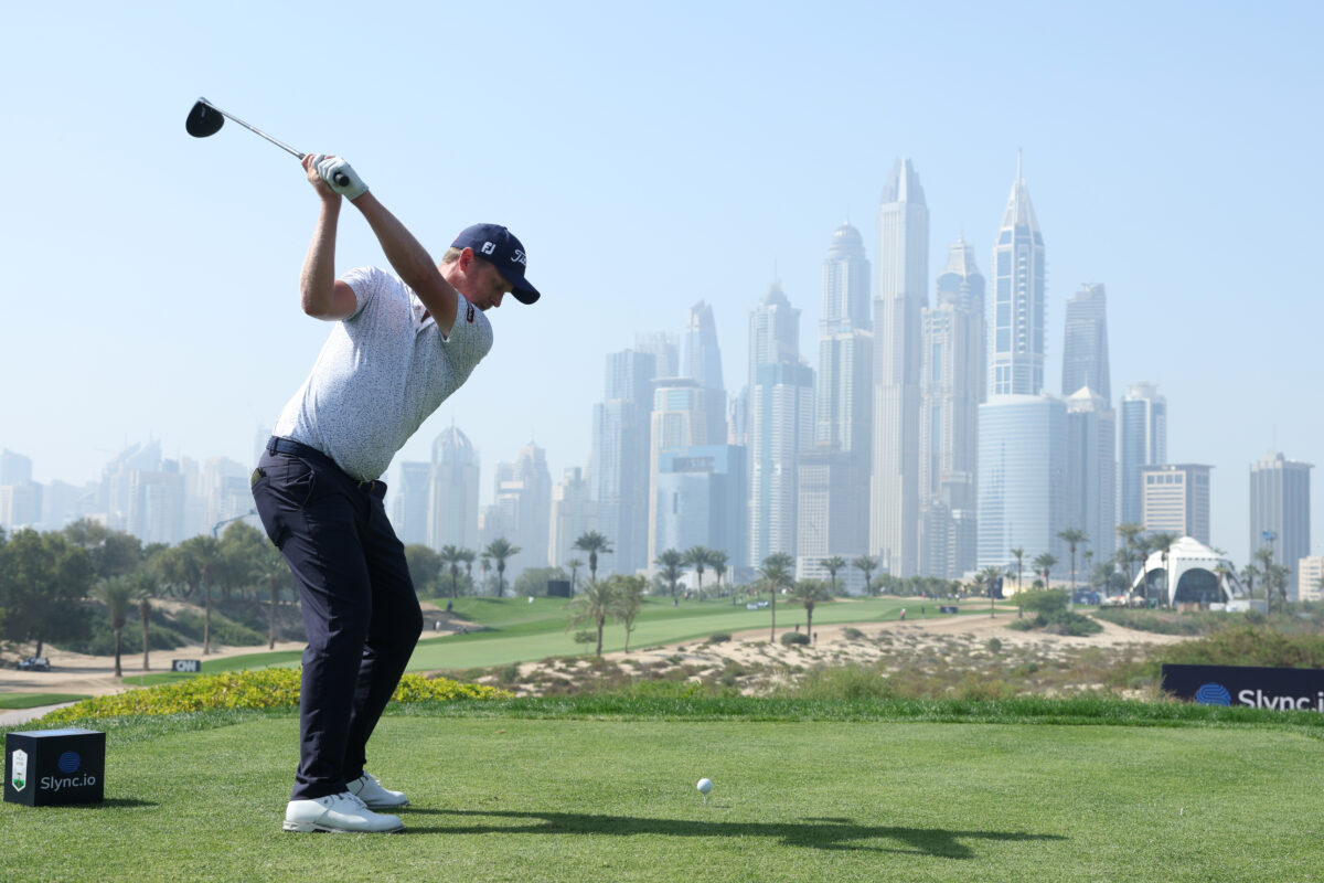 Justin Harding builds two-shot lead heading into the weekend at Slync.io Dubai Desert Classic