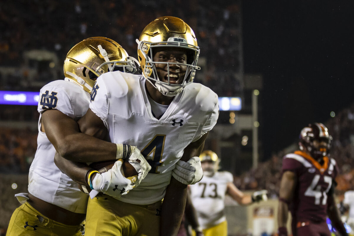 Watch: Coan finds Austin to give Notre Dame life in PlayStation Fiesta Bowl