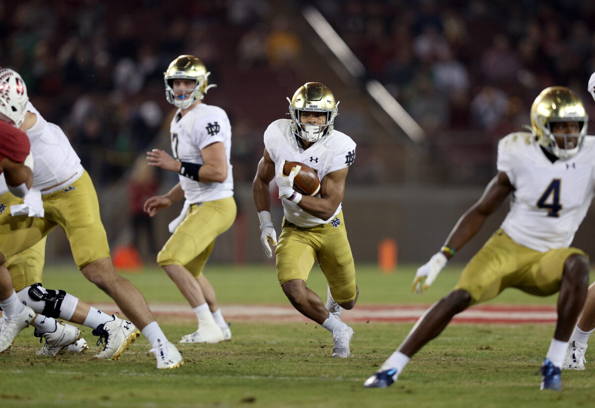 Watch: Coan finds Tyree to extend Notre Dame’s lead over OSU