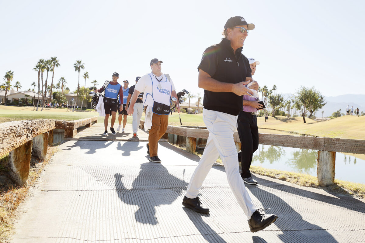 Notes: Phil Mickelson leads list of big names to miss cut at American Express; Patrick Cantlay ends sub-70 round streak