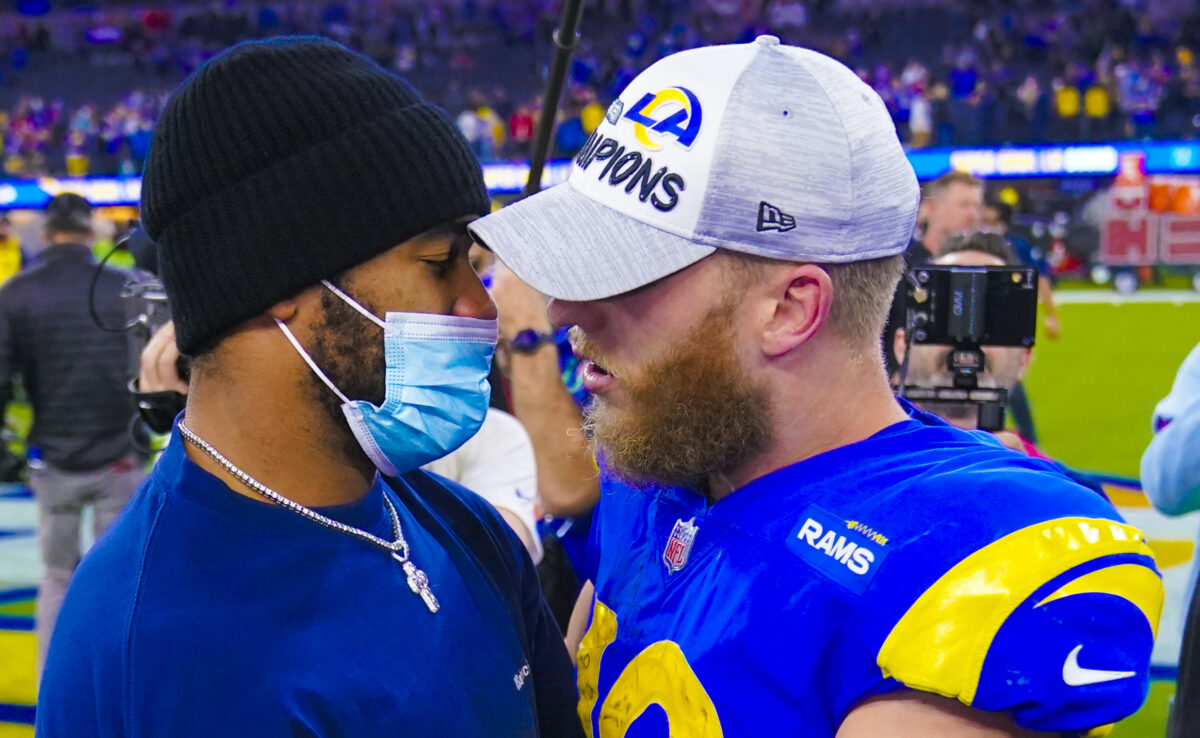 Watch: Cooper Kupp and Robert Woods share emotional moment after Rams beat 49ers