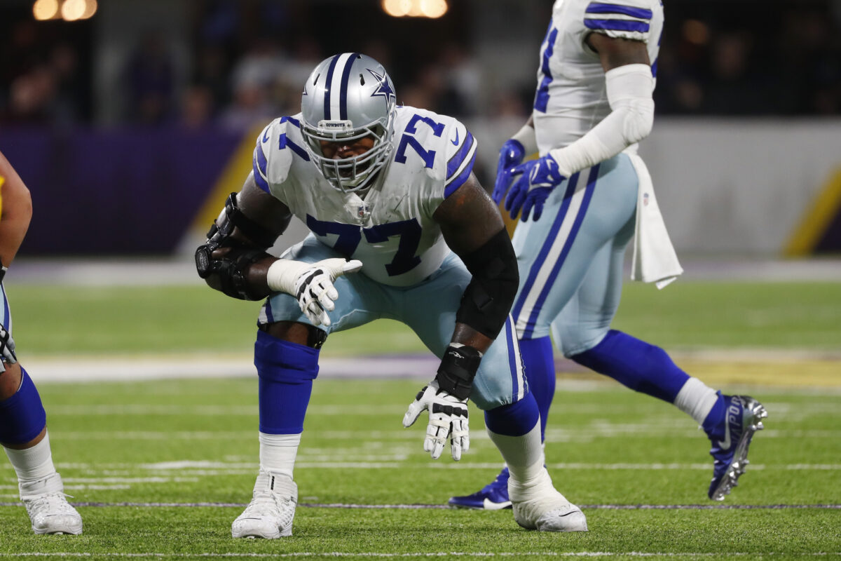 Tyron Smith active for Cowboys as Cardinals without RB James Conner