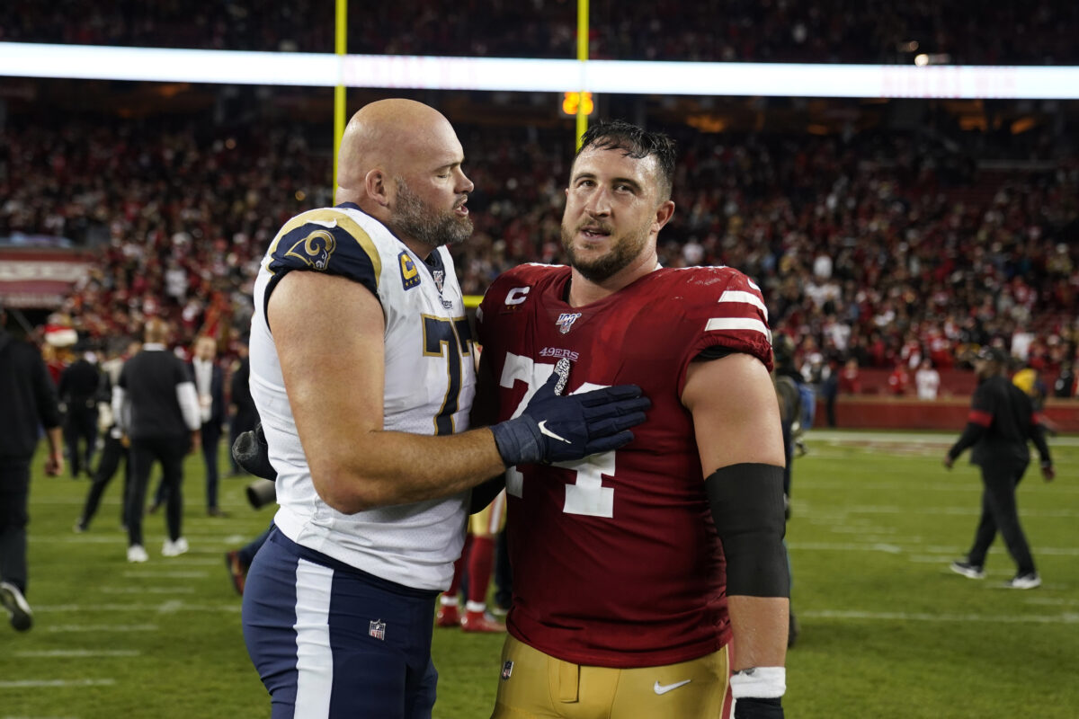 Andrew Whitworth rips Joe Staley over tweet that’s ’embarrassing for our game’