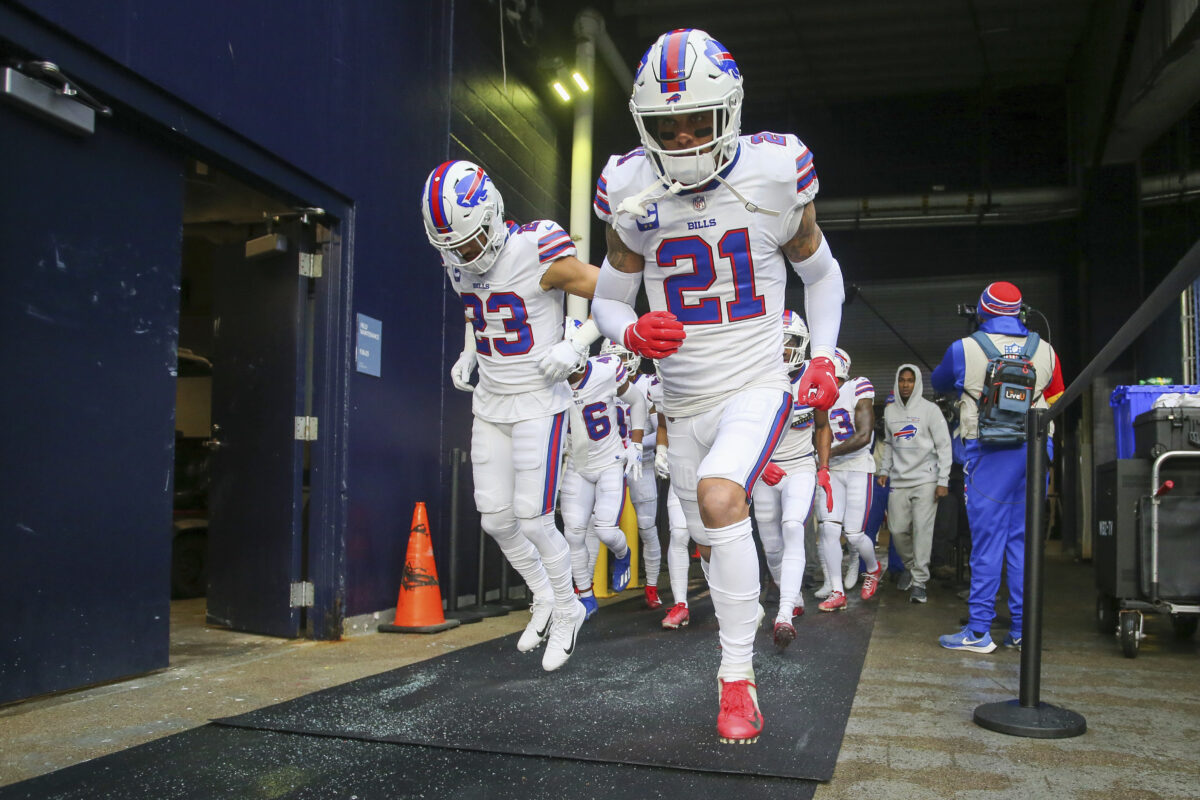 Bills bring out Tre’Davious White jersey during postgame press conference