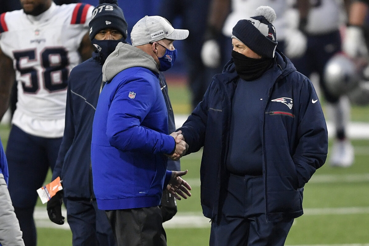 Patriots’ Bill Belichick visited Bills locker room after wild-card game