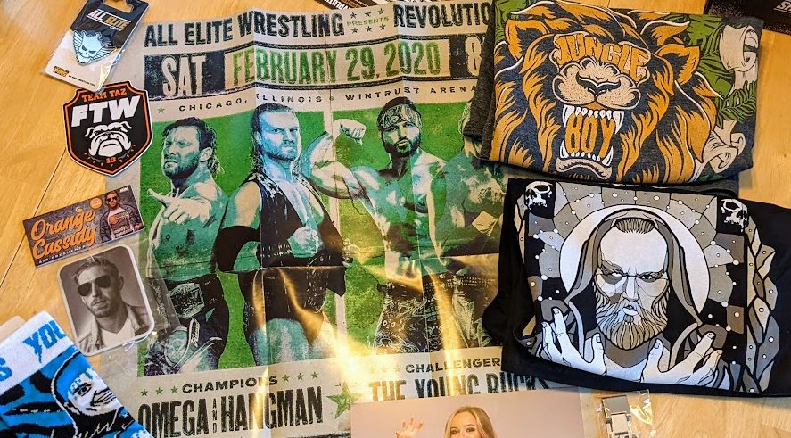 I unboxed AEW’s Revolution 2022 crate. Here’s what’s inside