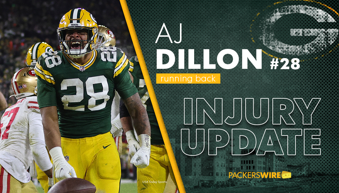 Packers RB A.J. Dillon fractured rib in loss vs. 49ers