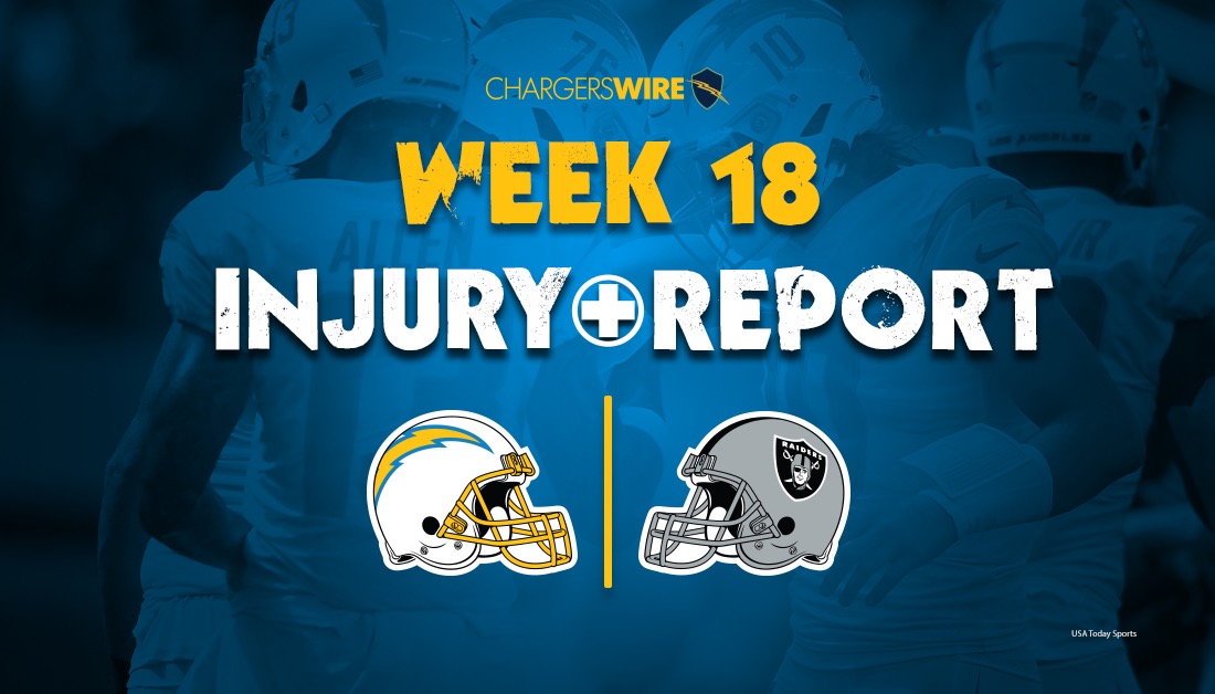 First injury report for Chargers ahead of matchup vs. Raiders
