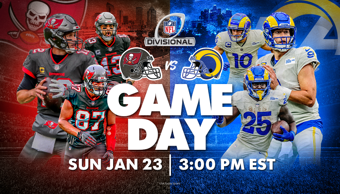NFC Divisional Playoffs: Los Angeles Rams vs. Tampa Bay Buccaneers live stream, TV channel, time, how to watch the NFL Playoffs