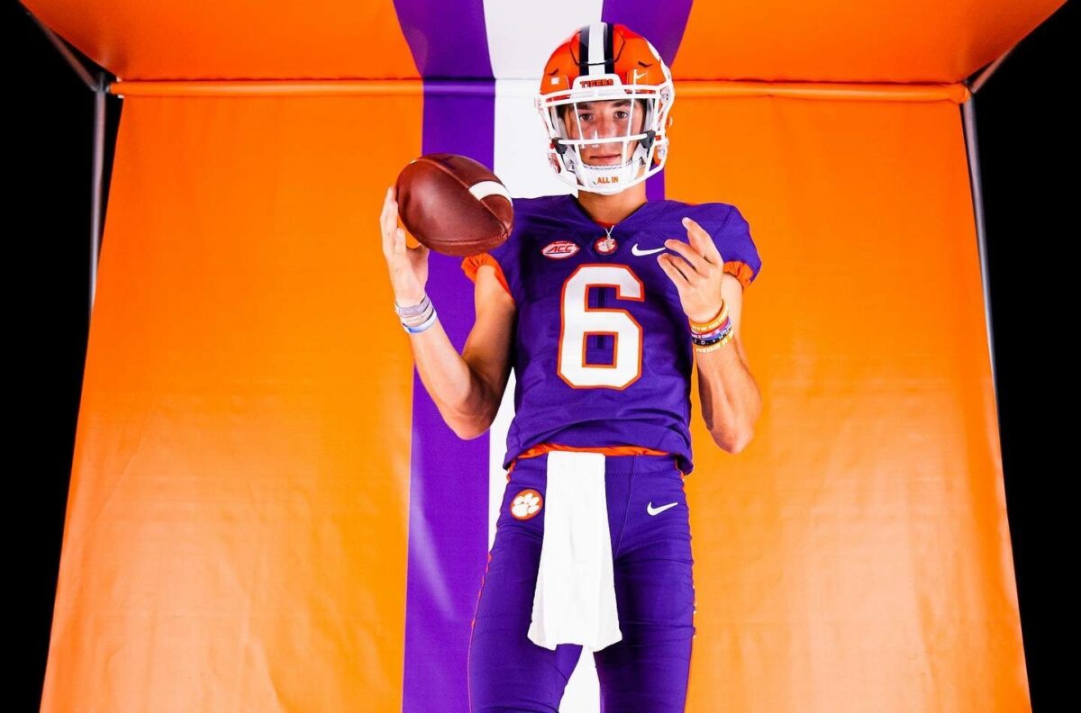 Clemson’s top prospect just showing off…