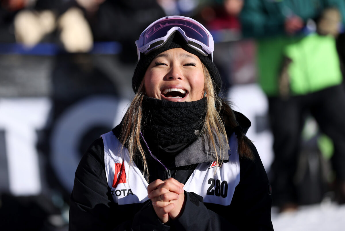 See Chloe Kim get an outrageous amount of air on her latest dominant halfpipe win