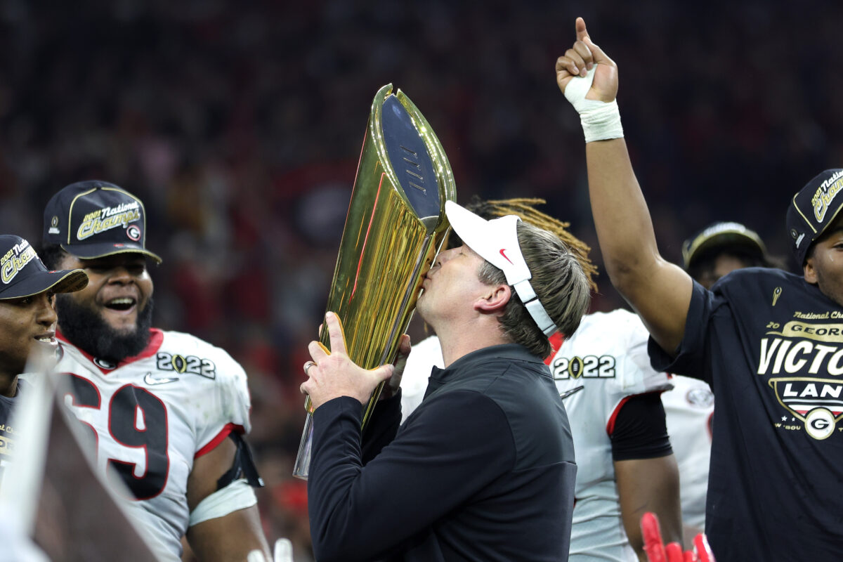 Early odds for the 2023 CFP title show Georgia and Alabama aren’t going anywhere