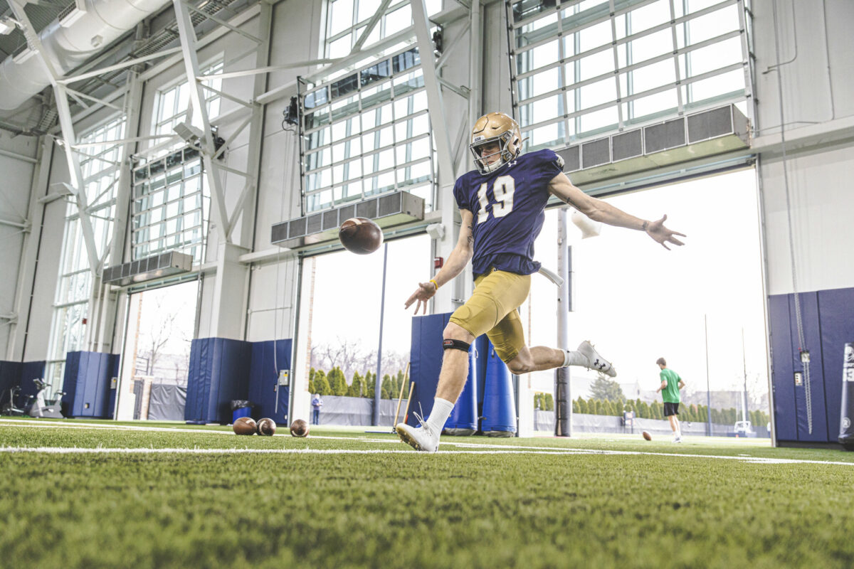 Former Notre Dame punter Bramblett finds his new home with a familiar face