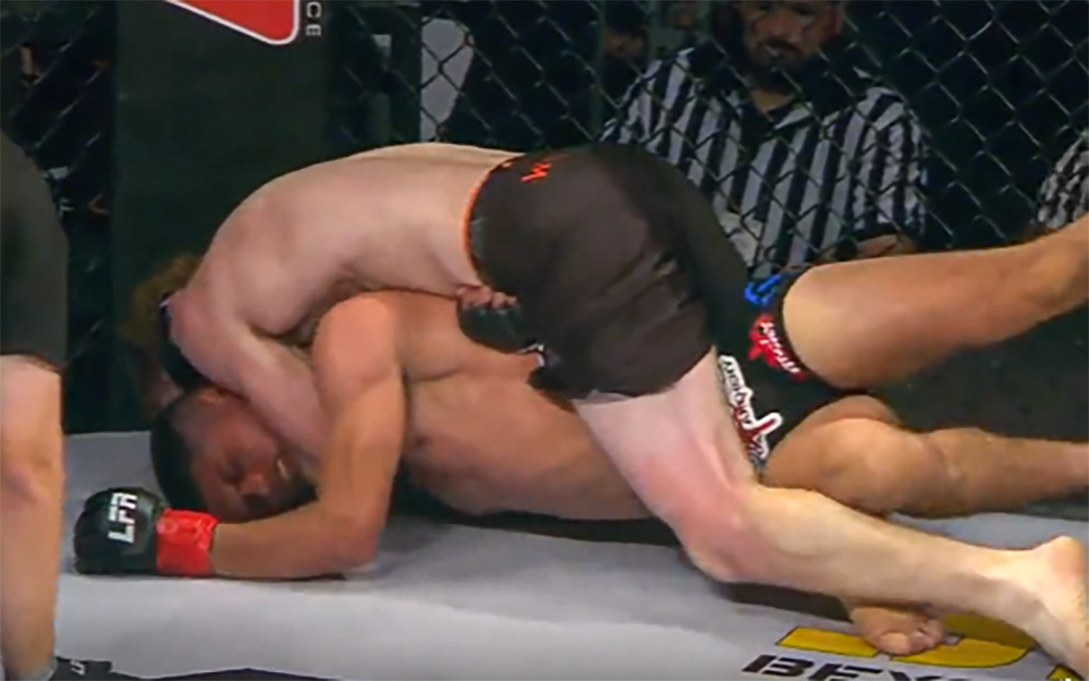 LFA video: Michael Cyr transitions from twister to rear-naked choke for incredible comeback win