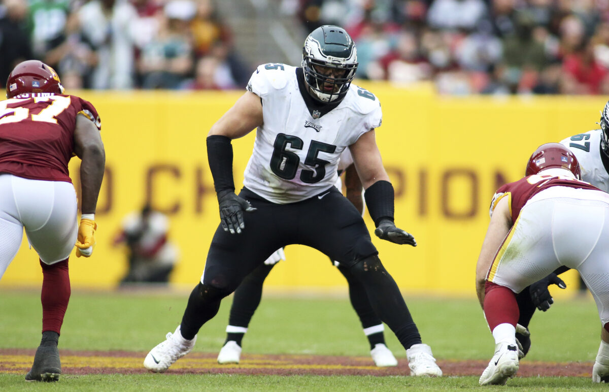 Eagles’ Lane Johnson, Landon Dickerson questionable for matchup vs. Cowboys