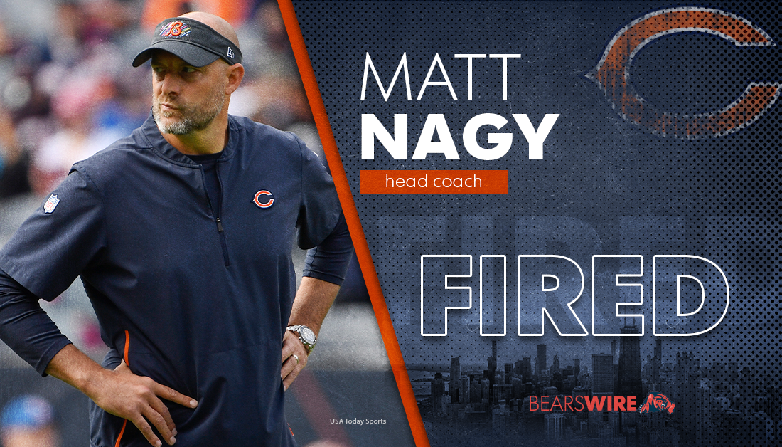 Bears have fired Matt Nagy after 4 seasons