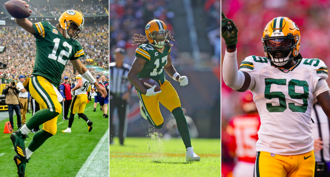 Packers get 3 first-team All-Pros: Aaron Rodgers, Davante Adams and De’Vondre Campbell