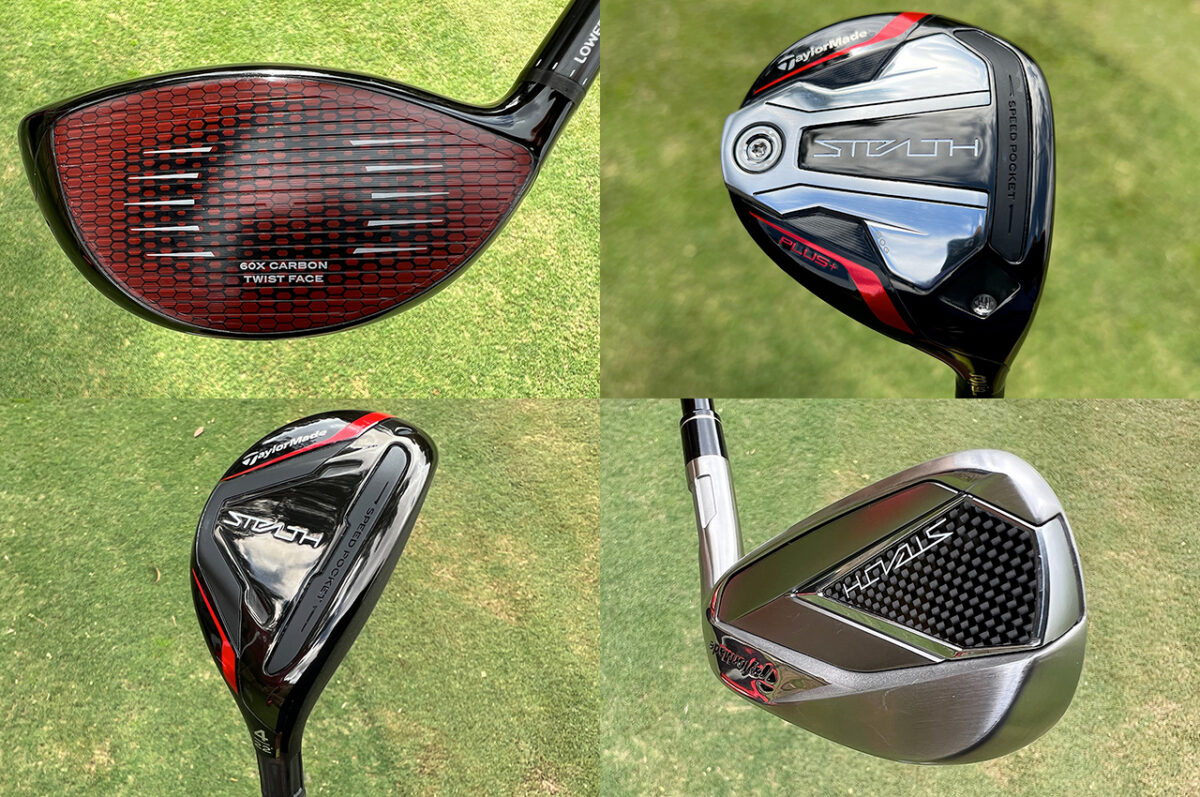 TaylorMade Stealth woods and irons