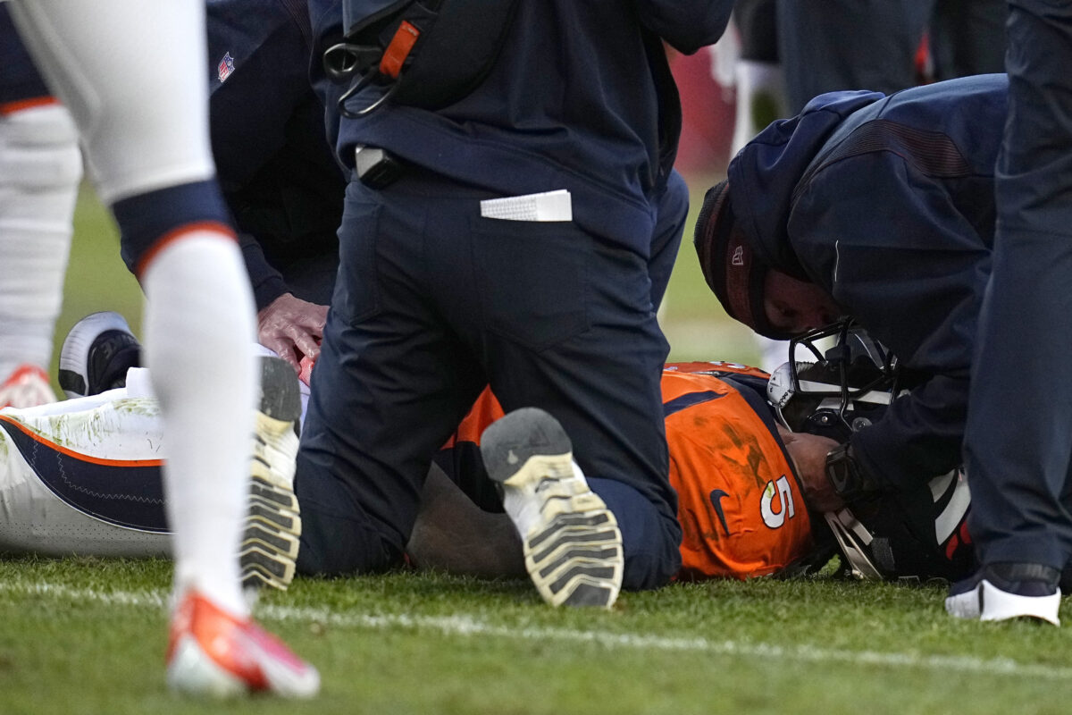 Broncos QB Teddy Bridgewater still in concussion protocol, not expected to play in Week 18