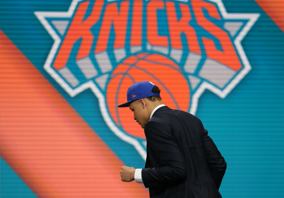 The Knicks’ super-long streak of not giving rookies a second contract continued with Kevin Knox trade