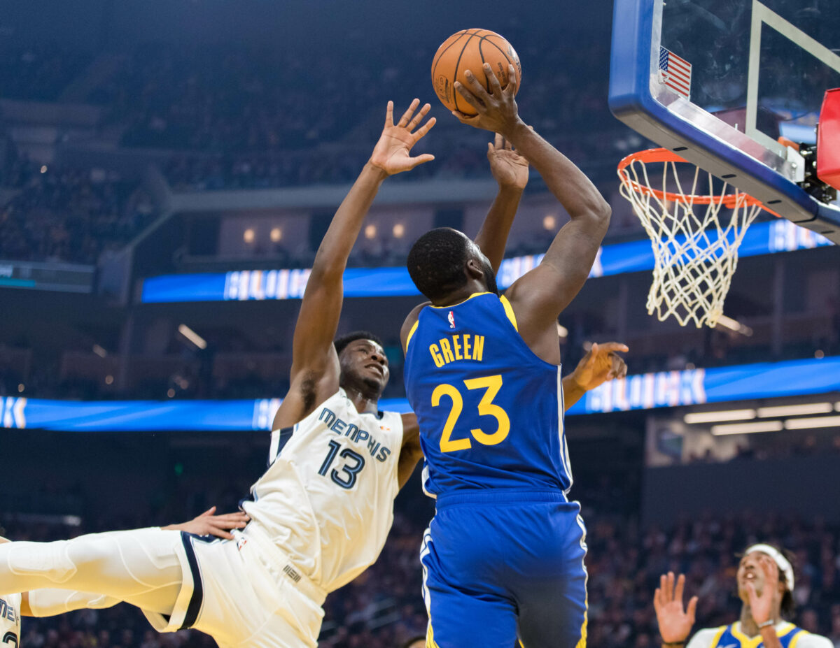 Injury Report: Warriors’ Draymond Green (calf) out vs. Grizzlies on Tuesday