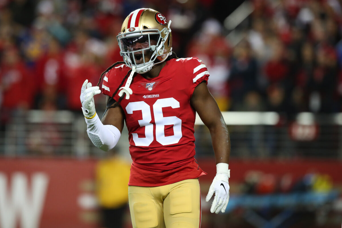 WATCH:  Marcell Harris comes up with huge interception for 49ers