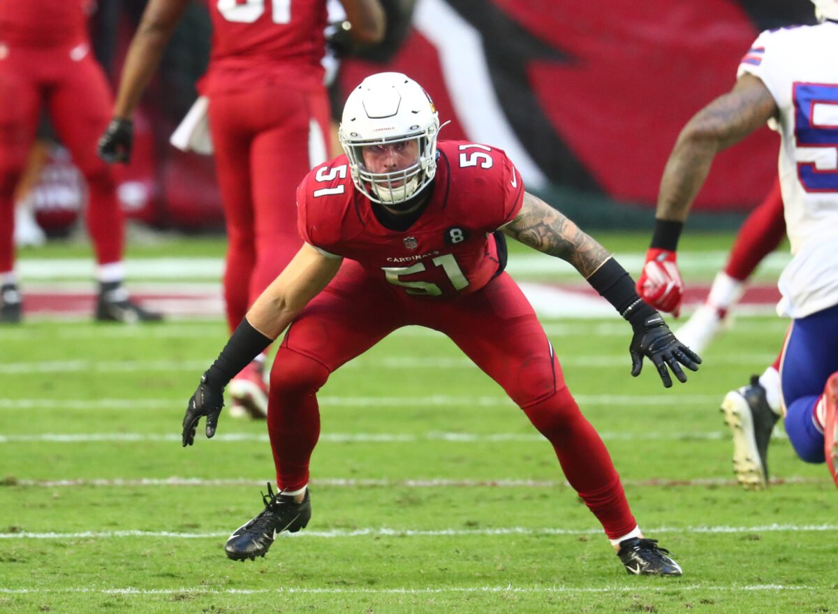 Cardinals activate LB Tanner Vallejo from COVID list, release 2 players