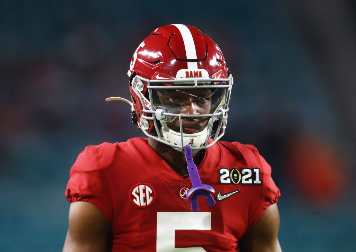 Alabama WR Javon Baker enters NCAA transfer portal