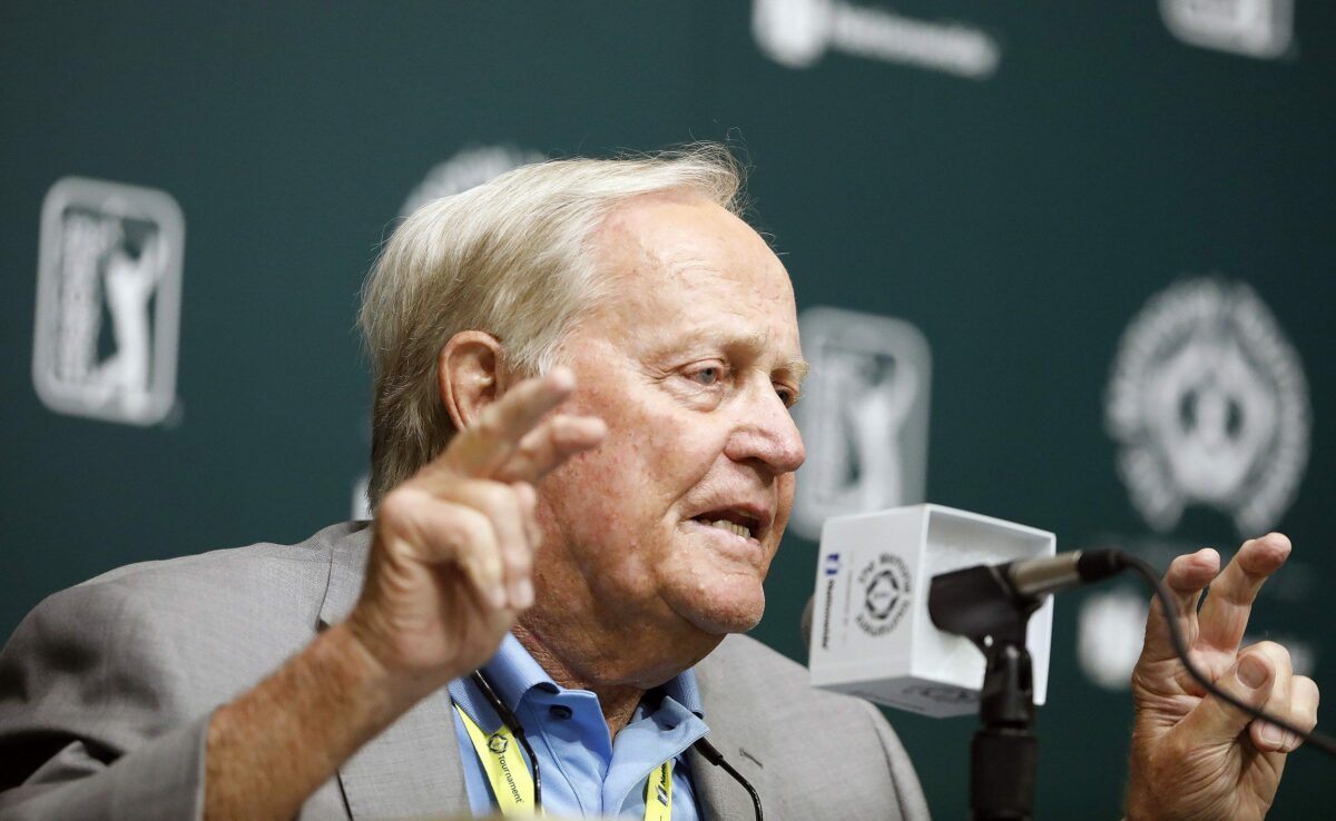 Jack Nicklaus continues to campaign for the governing bodies to roll back the ball: ‘They say they put a line in the sand but that line in the sand keeps getting wider. They keep crossing it.’