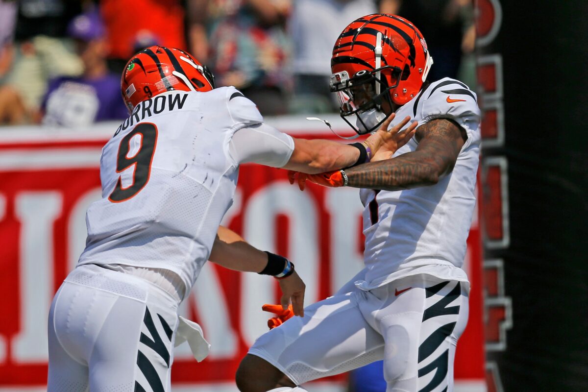 Bengals counter Titans pressure with a quick strike to Ja’Marr Chase to set up another field goal