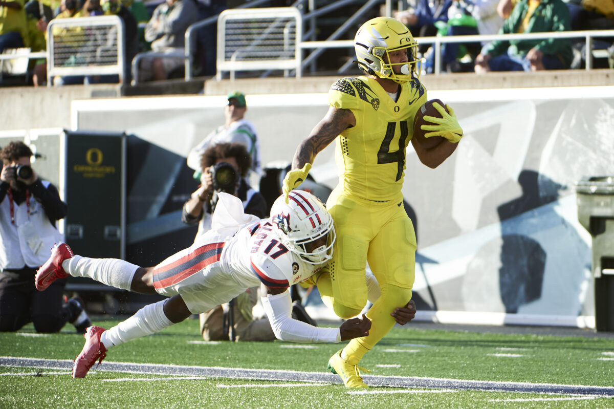 Report: Oregon OC Kenny Dillingham helped convince Mycah Pittman to transfer to Florida State