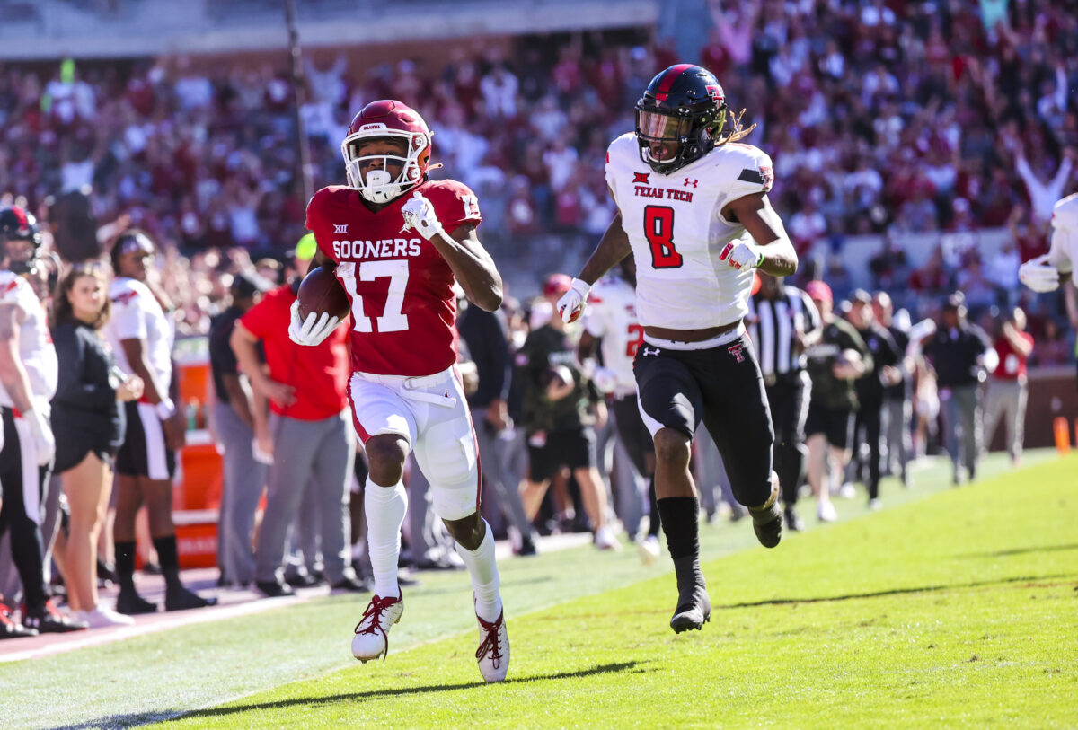 Pro Football Focus ranks Marvin Mims as the No. 8 returning wide receiver in college football