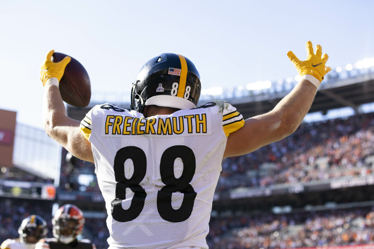 Steelers TE Pat Freiermuth reveals what pumps him up post-catch
