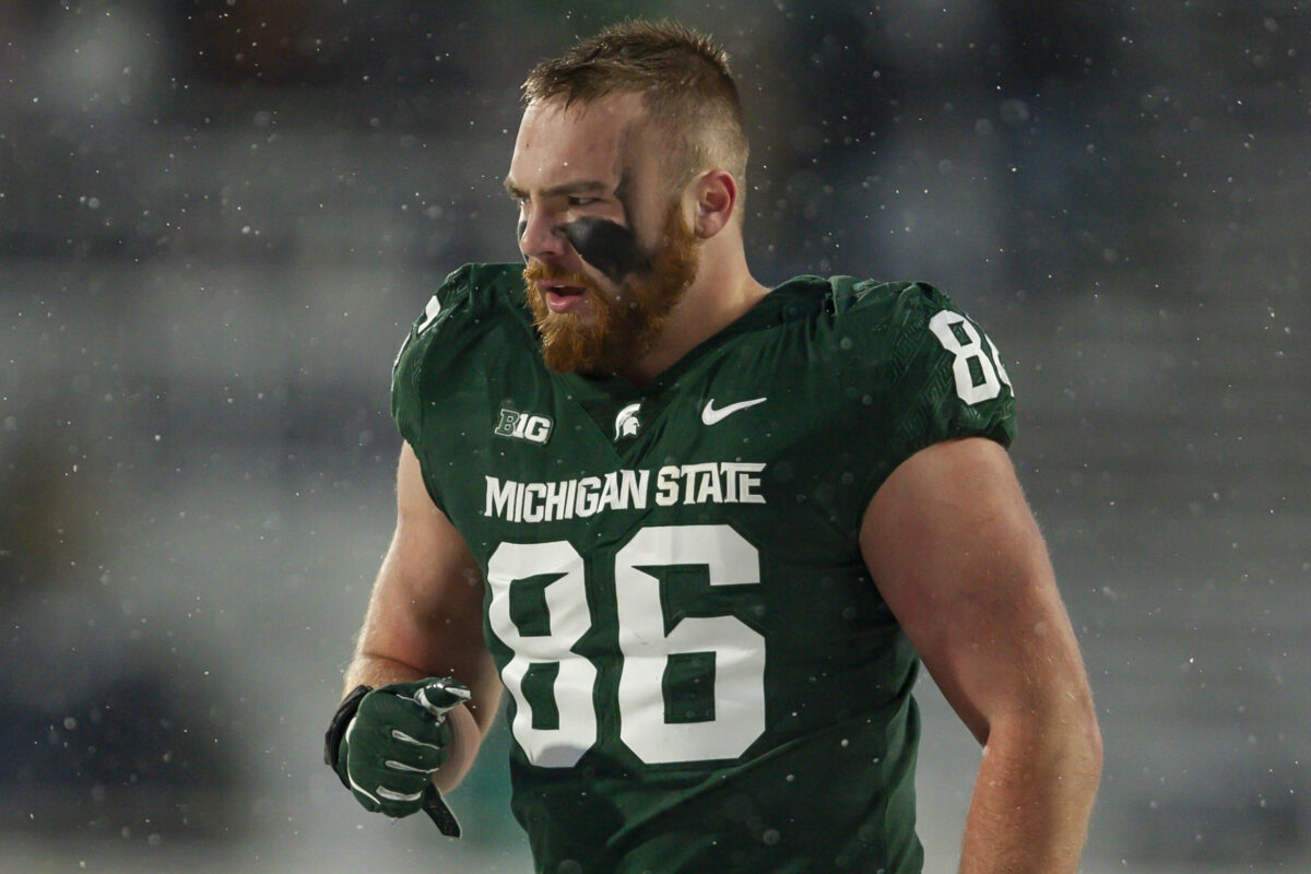 Drew Beesley says goodbye to Michigan State football