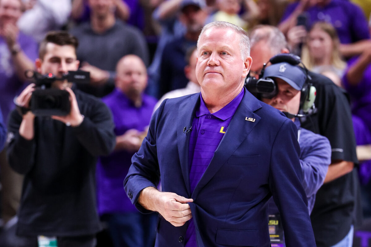 Watch: Brian Kelly appears in cringey LSU commitment video