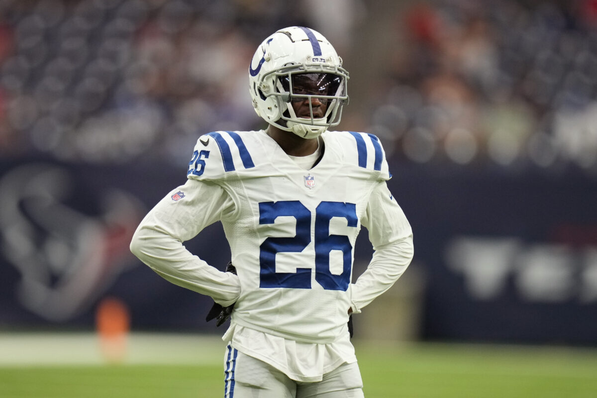 Colts’ Rock Ya-Sin (hip/ankle) ruled OUT vs. Jaguars