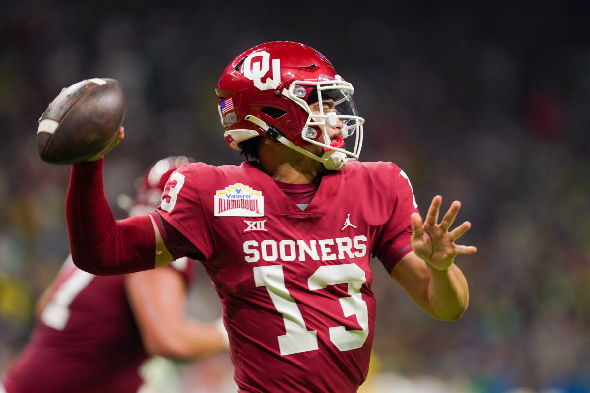 Social media reacts to Oklahoma QB Caleb Williams entering the transfer portal