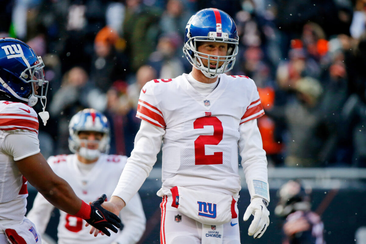Giants’ Mike Glennon out in Week 18 with wrist injury
