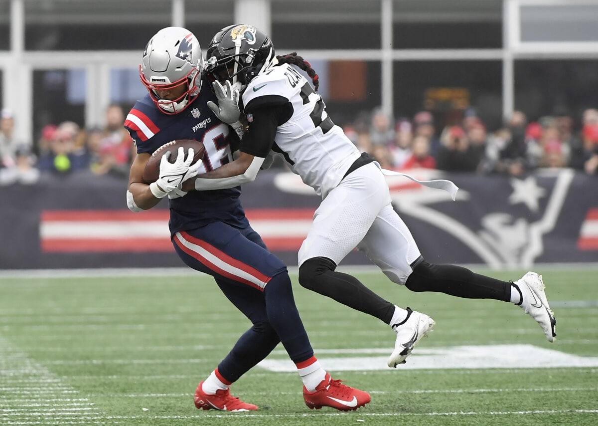 Snap counts from Jacksonville’s 50-10 loss to the New England Patriots