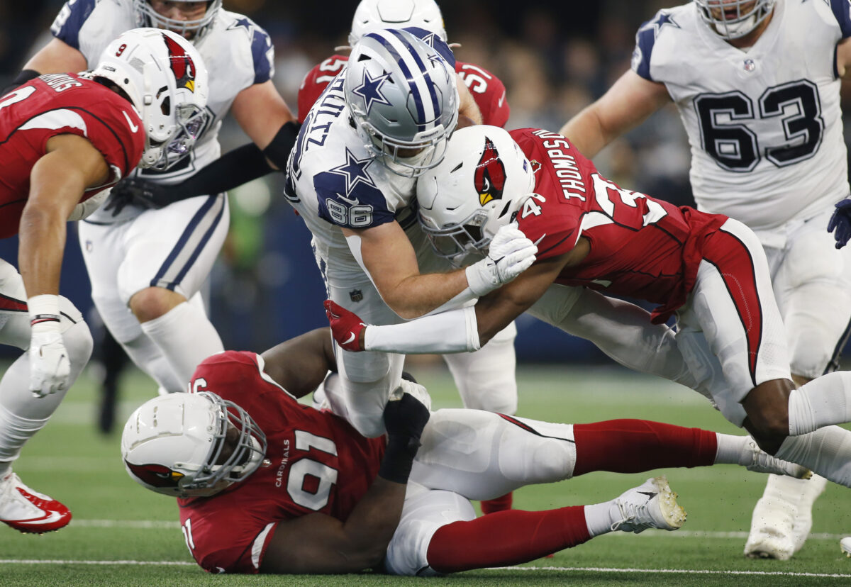 Sluggish Cowboys get act together too late, fall to Cardinals 25-22