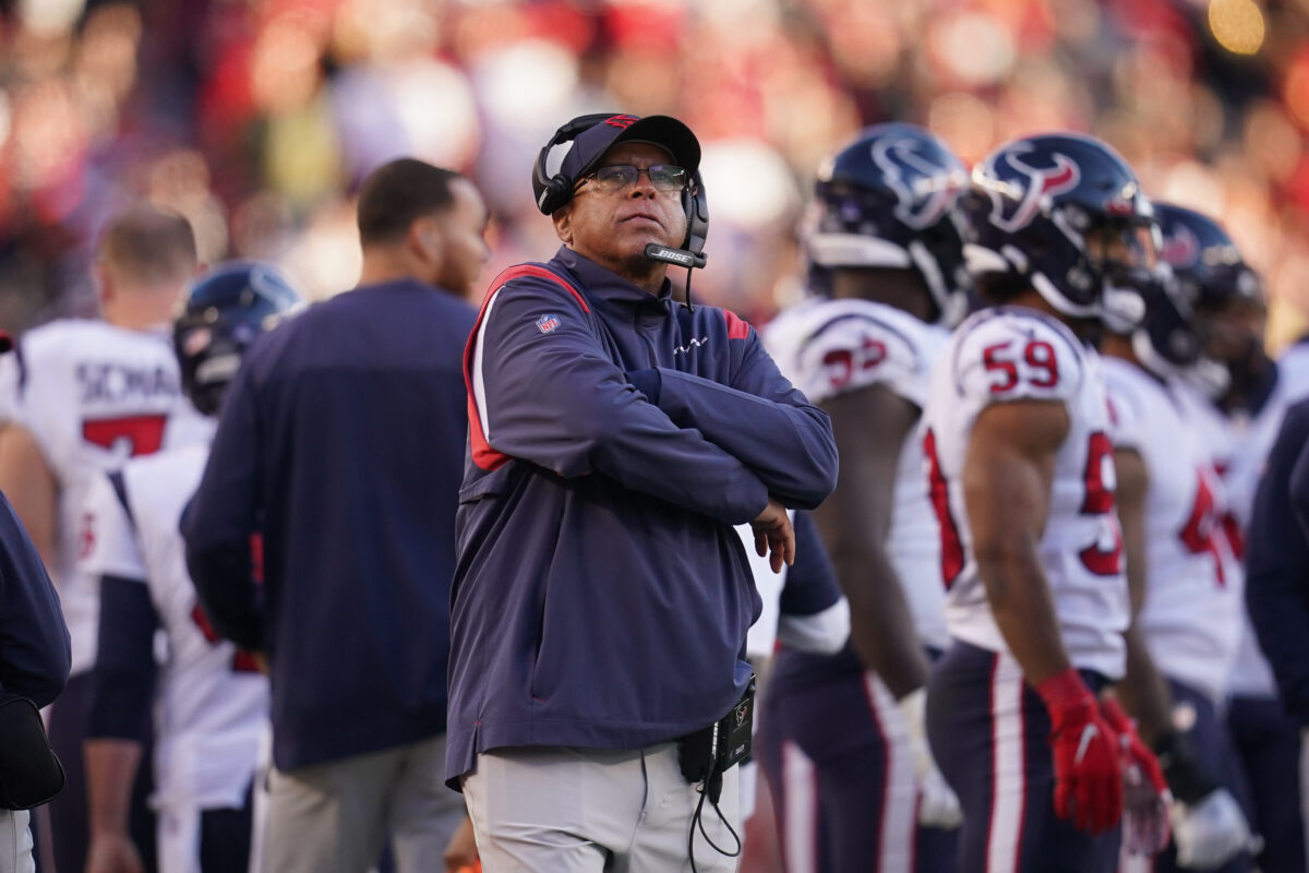 Texans coach David Culley explains why he punted down 17-7 from the 49ers’ 41-yard line