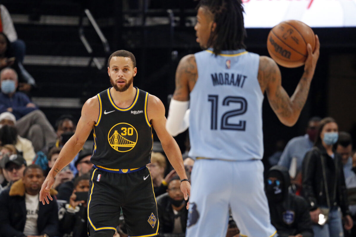 NBA Twitter reacts to Steph Curry’s battle against Ja Morant in Warriors’ loss to red-hot Grizzlies
