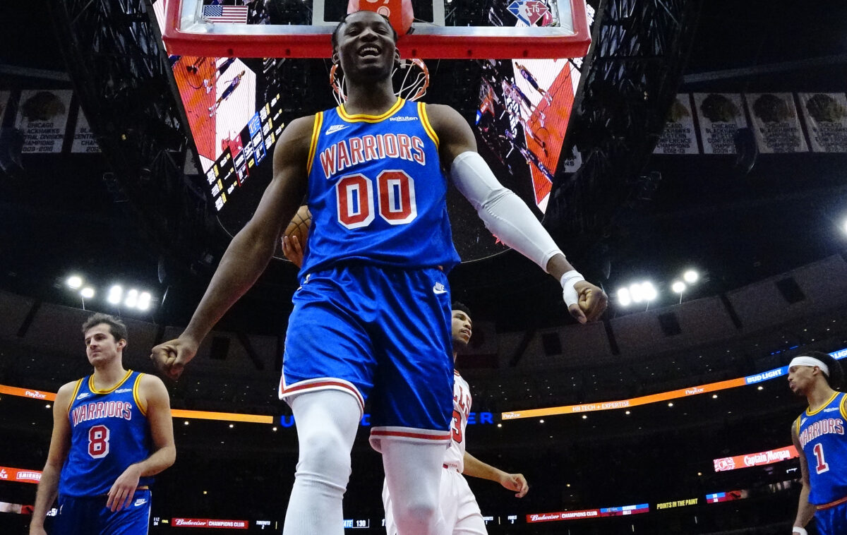 Rookie Jonathan Kuminga enters starting lineup for Warriors on Tuesday vs. Pistons