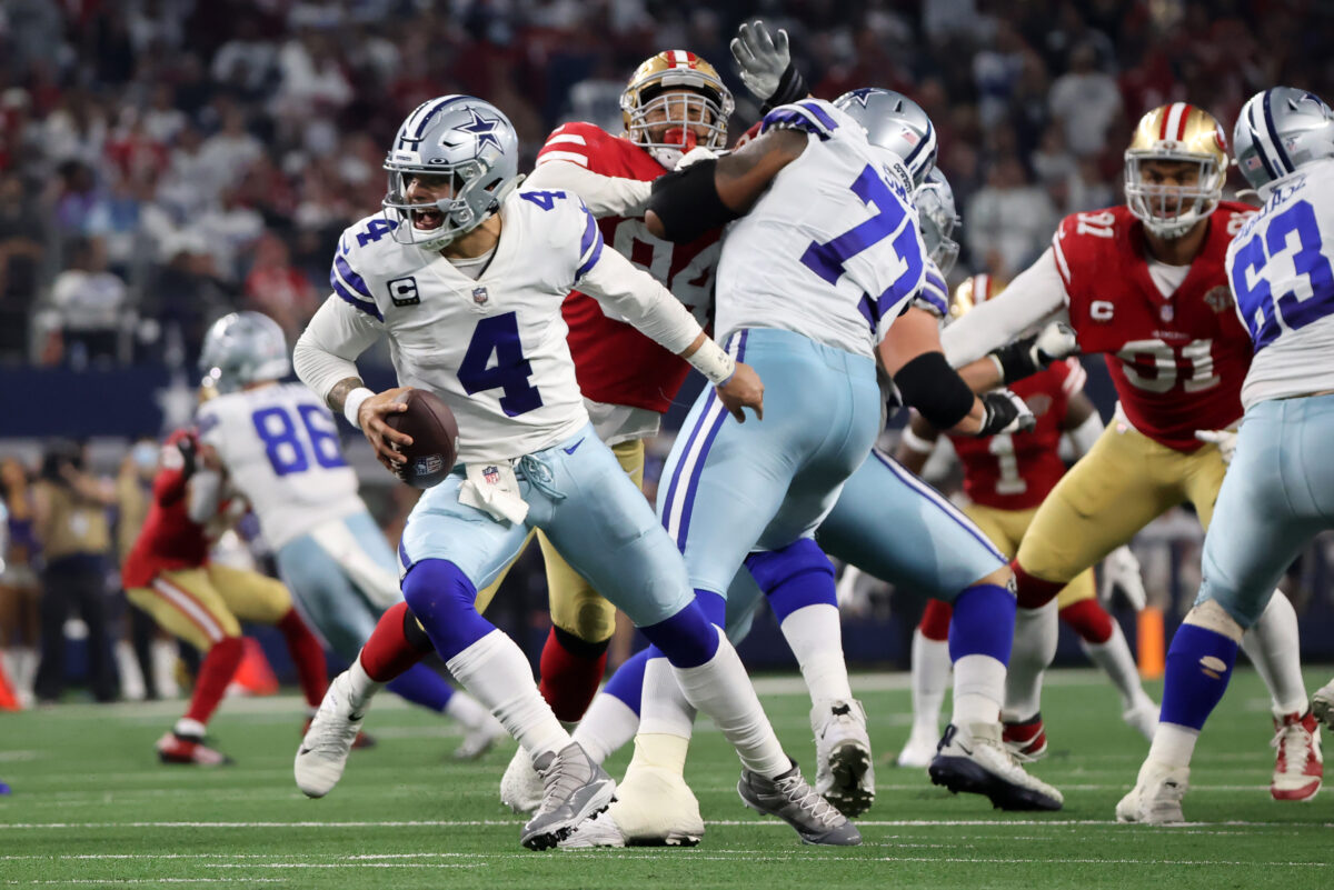 49ers hang on as Cowboys botch last chance and time runs out