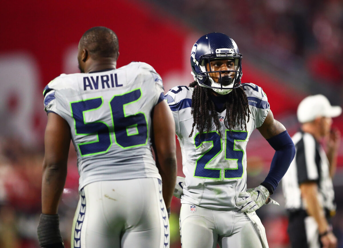 Cliff Avril tells Richard Sherman that the Seahawks need to ‘find their identity’