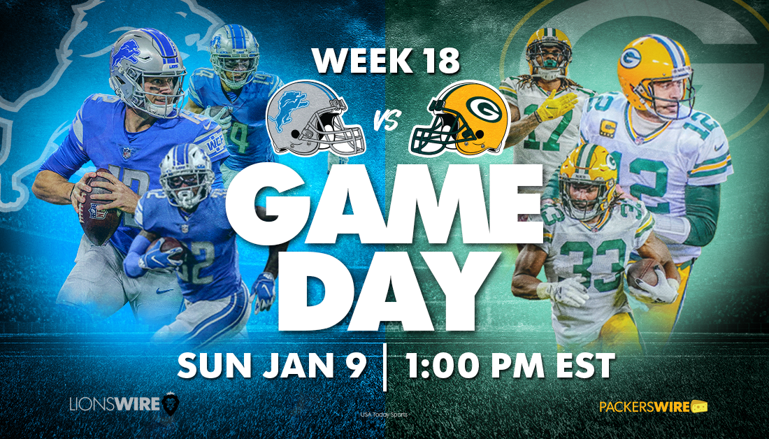 Lions vs. Packers Week 18 inactive players: Penei Sewell OUT